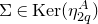 normal upper Sigma element of normal upper K normal e normal r left parenthesis eta Subscript 2 q Superscript upper A Baseline right parenthesis