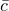 c overbar