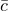 c overbar