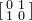 Start 2 By 2 Matrix 1st Row 1st Column 0 2nd Column 1 2nd Row 1st Column 1 2nd Column 0 EndMatrix