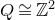 upper Q approximately equals double struck upper Z squared