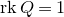 normal r normal k upper Q equals 1