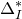 normal upper Delta Subscript upper I Superscript asterisk