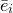 e overbar Subscript i