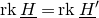 normal r normal k upper H underbar equals normal r normal k upper H underbar prime