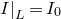 upper I vertical bar Subscript upper L Baseline equals upper I 0