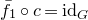 f overbar Subscript 1 Baseline ring c equals normal i normal d Subscript upper G