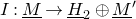 upper I colon upper M underbar right arrow upper H underbar Subscript 2 Baseline circled plus upper M underbar prime