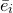e overbar Subscript i
