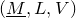left parenthesis upper M underbar comma upper L comma upper V right parenthesis