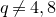 q not equals 4 comma 8
