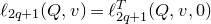 script l Subscript 2 q plus 1 Baseline left parenthesis upper Q comma v right parenthesis equals script l Subscript 2 q plus 1 Superscript upper T Baseline left parenthesis upper Q comma v comma 0 right parenthesis