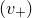 left parenthesis v Subscript plus Baseline right parenthesis