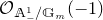 script upper O Subscript double struck upper A Sub Subscript minus Sub Superscript 1 Subscript divided by double struck upper G Sub Subscript m Baseline left parenthesis negative 1 right parenthesis