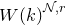 upper W left parenthesis k right parenthesis Superscript script upper N comma r