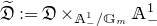 German upper D overtilde colon equals German upper D times Subscript double struck upper A Sub Subscript minus Sub Superscript 1 Subscript divided by double struck upper G Sub Subscript m Baseline double struck upper A Subscript minus Superscript 1