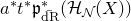 a Superscript asterisk Baseline t Superscript asterisk Baseline German p Subscript ModifyingAbove normal d normal upper R With bar Superscript asterisk Baseline left parenthesis script upper H Subscript script upper N Baseline left parenthesis upper X right parenthesis right parenthesis