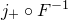 j Subscript plus Baseline ring upper F Superscript negative 1
