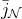 j overbar Subscript script upper N