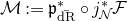 script upper M colon equals German p Subscript ModifyingAbove normal d normal upper R With bar Superscript asterisk Baseline ring j Subscript script upper N Superscript asterisk Baseline script upper F