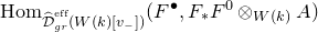 upper H o m Subscript ModifyingAbove script upper D With caret Sub Subscript g r Sub Superscript eff Subscript left parenthesis upper W left parenthesis k right parenthesis left bracket v Sub Subscript minus Subscript right bracket right parenthesis Baseline left parenthesis upper F Superscript bullet Baseline comma upper F Subscript asterisk Baseline upper F Superscript 0 Baseline circled times Subscript upper W left parenthesis k right parenthesis Baseline upper A right parenthesis