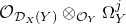 script upper O Subscript script upper D Sub Subscript upper X Subscript left parenthesis upper Y right parenthesis Baseline circled times Subscript script upper O Sub Subscript upper Y Baseline normal upper Omega Subscript upper Y Superscript j
