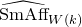 ModifyingAbove normal upper S normal m normal upper A normal f normal f With caret Subscript upper W left parenthesis k right parenthesis