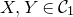 upper X comma upper Y element of script upper C 1