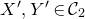 upper X prime comma upper Y prime element of script upper C 2