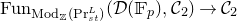 Fun Subscript Mod Sub Subscript double struck upper Z Subscript left parenthesis probability Underscript s t Overscript upper L Endscripts right parenthesis Baseline left parenthesis script upper D left parenthesis double struck upper F Subscript p Baseline right parenthesis comma script upper C 2 right parenthesis right arrow script upper C 2