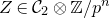 upper Z element of script upper C 2 circled times double struck upper Z divided by p Superscript n