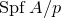 upper S p f upper A divided by p