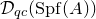 script upper D Subscript q c Baseline left parenthesis upper S p f left parenthesis upper A right parenthesis right parenthesis