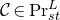 script upper C element of probability Underscript s t Overscript upper L Endscripts