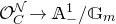script upper O Subscript upper C Superscript script upper N Baseline right arrow double struck upper A Subscript minus Superscript 1 Baseline divided by double struck upper G Subscript m
