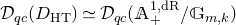 script upper D Subscript q c Baseline left parenthesis upper D Subscript normal upper H normal upper T Baseline right parenthesis asymptotically equals script upper D Subscript q c Baseline left parenthesis double struck upper A Subscript plus Superscript 1 comma normal d normal upper R Baseline divided by double struck upper G Subscript m comma k Baseline right parenthesis
