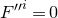 upper F double prime Superscript i Baseline equals 0