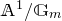 double struck upper A Superscript 1 Baseline divided by double struck upper G Subscript m