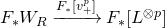 upper F Subscript asterisk Baseline upper W Subscript upper R Baseline right arrow Overscript upper F Subscript asterisk Baseline left bracket v Subscript plus Superscript p Baseline right bracket Endscripts upper F Subscript asterisk Baseline left bracket upper L Superscript circled times p Baseline right bracket