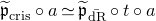 German p overtilde Subscript normal c normal r normal i normal s Baseline ring a asymptotically equals German p overtilde Subscript ModifyingAbove normal d normal upper R With bar Baseline ring t ring a