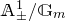 double struck upper A Subscript plus or minus Superscript 1 Baseline divided by double struck upper G Subscript m