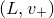 left parenthesis upper L comma v Subscript plus Baseline right parenthesis