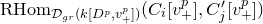 normal upper R normal upper H normal o normal m Subscript script upper D Sub Subscript g r Subscript left parenthesis k left bracket upper D Sub Superscript p Subscript comma v Sub Subscript plus Sub Superscript p Subscript right bracket right parenthesis Baseline left parenthesis upper C Subscript i Baseline left bracket v Subscript plus Superscript p Baseline right bracket comma upper C prime Subscript j Baseline left bracket v Subscript plus Superscript p Baseline right bracket right parenthesis