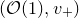 left parenthesis script upper O left parenthesis 1 right parenthesis comma v Subscript plus Baseline right parenthesis