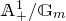 double struck upper A Subscript plus Superscript 1 Baseline divided by double struck upper G Subscript m