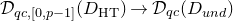 script upper D Subscript q c comma left bracket 0 comma p minus 1 right bracket Baseline left parenthesis upper D Subscript normal upper H normal upper T Baseline right parenthesis right arrow script upper D Subscript q c Baseline left parenthesis upper D Subscript u n d Baseline right parenthesis