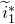 i overtilde Subscript 1 Superscript asterisk
