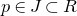 p element of upper J subset of upper R