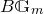 upper B double struck upper G Subscript m