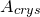 upper A Subscript c r y s